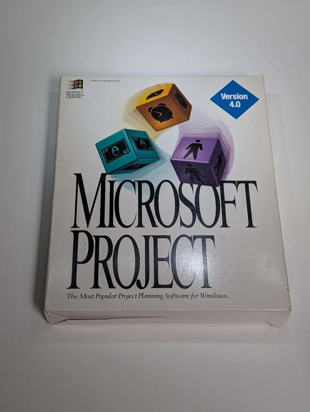 Windows Microsoft Project v4.0 Vintage Software 3.5